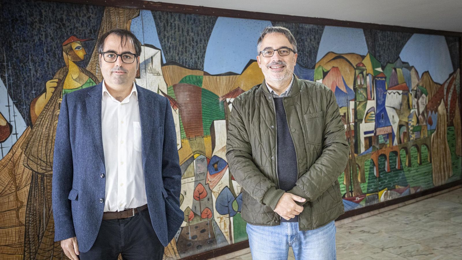 Luis y José Manuel García Gil, gerente y director del centro que fundó su padre.