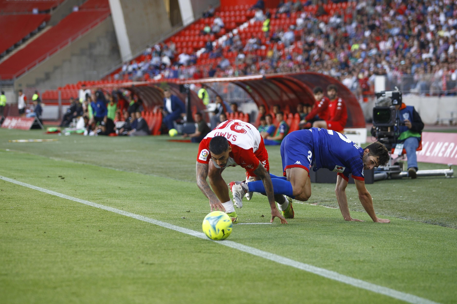 Imágenes del partido U.D. Almería-S.D. Amorebieta
