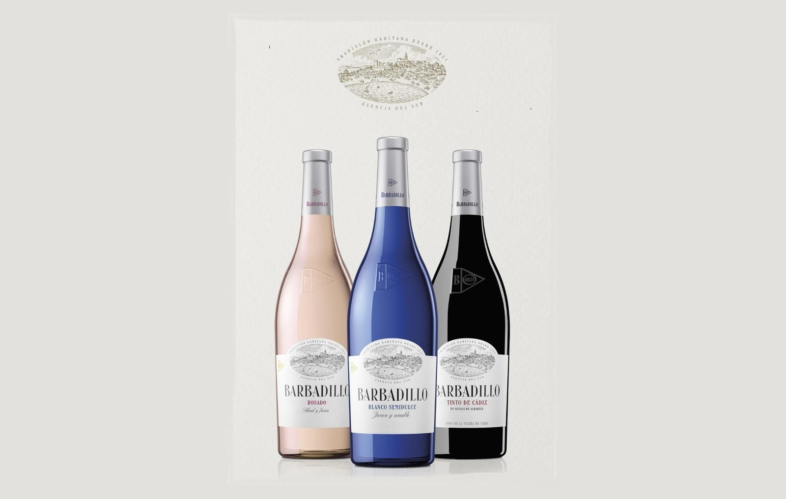 Blanco Semidulce, Rosado y Tinto Joven de la nueva gama de vinos tranquilos de Barbadillo.