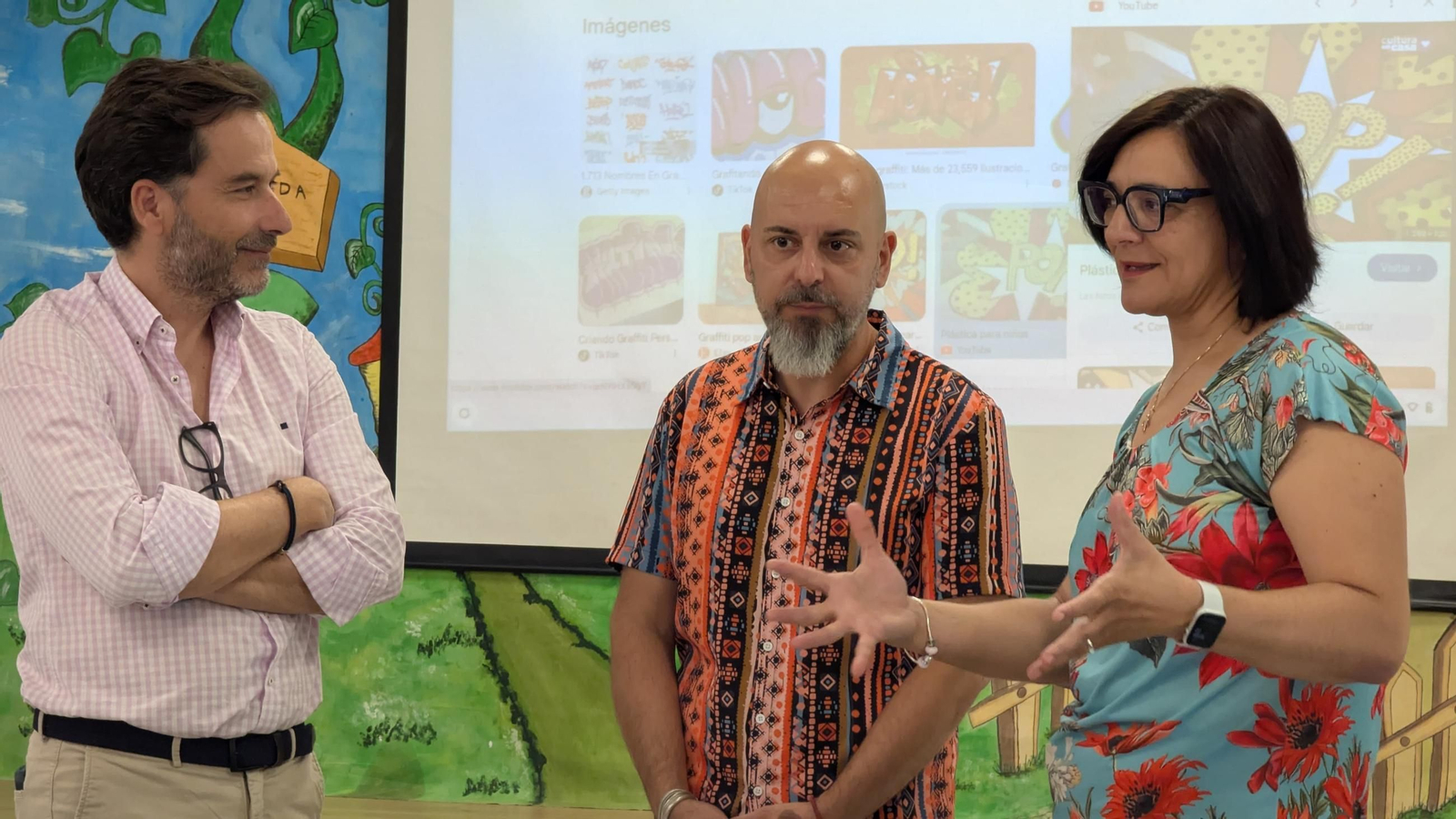 Visita de la delegada María José Martín al CEIP La Inmaculada del Triunfo
