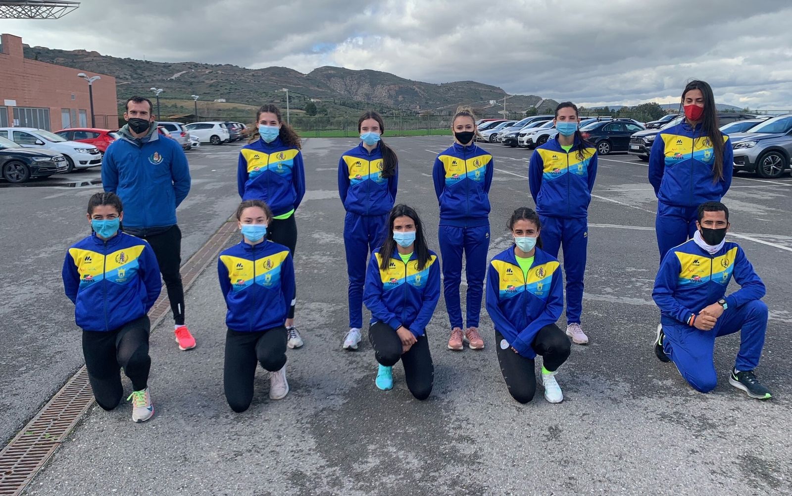 Atletas del Bahía de Algeciras en Antequera.