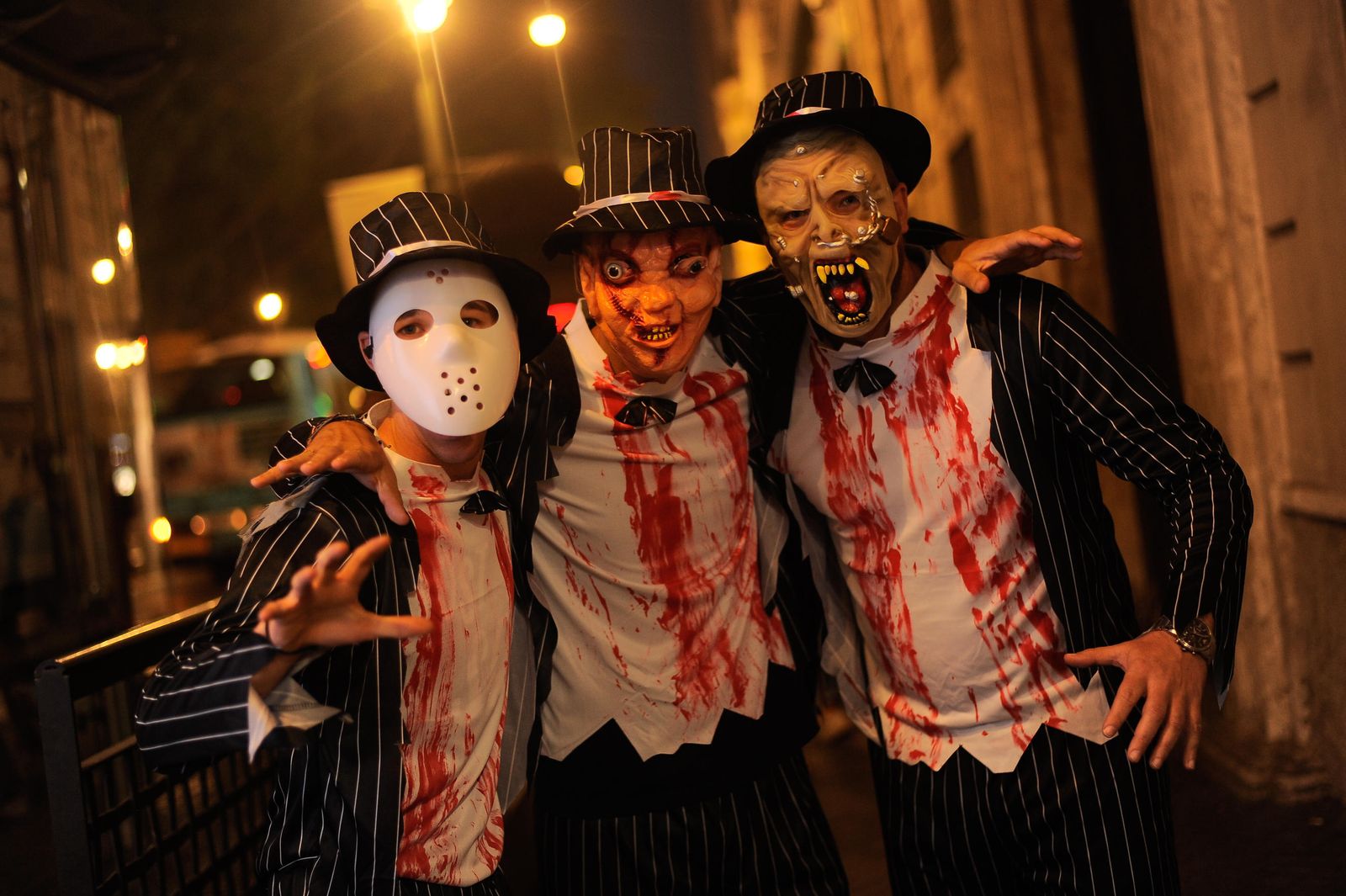 La noche de Halloween en el centro de Málaga