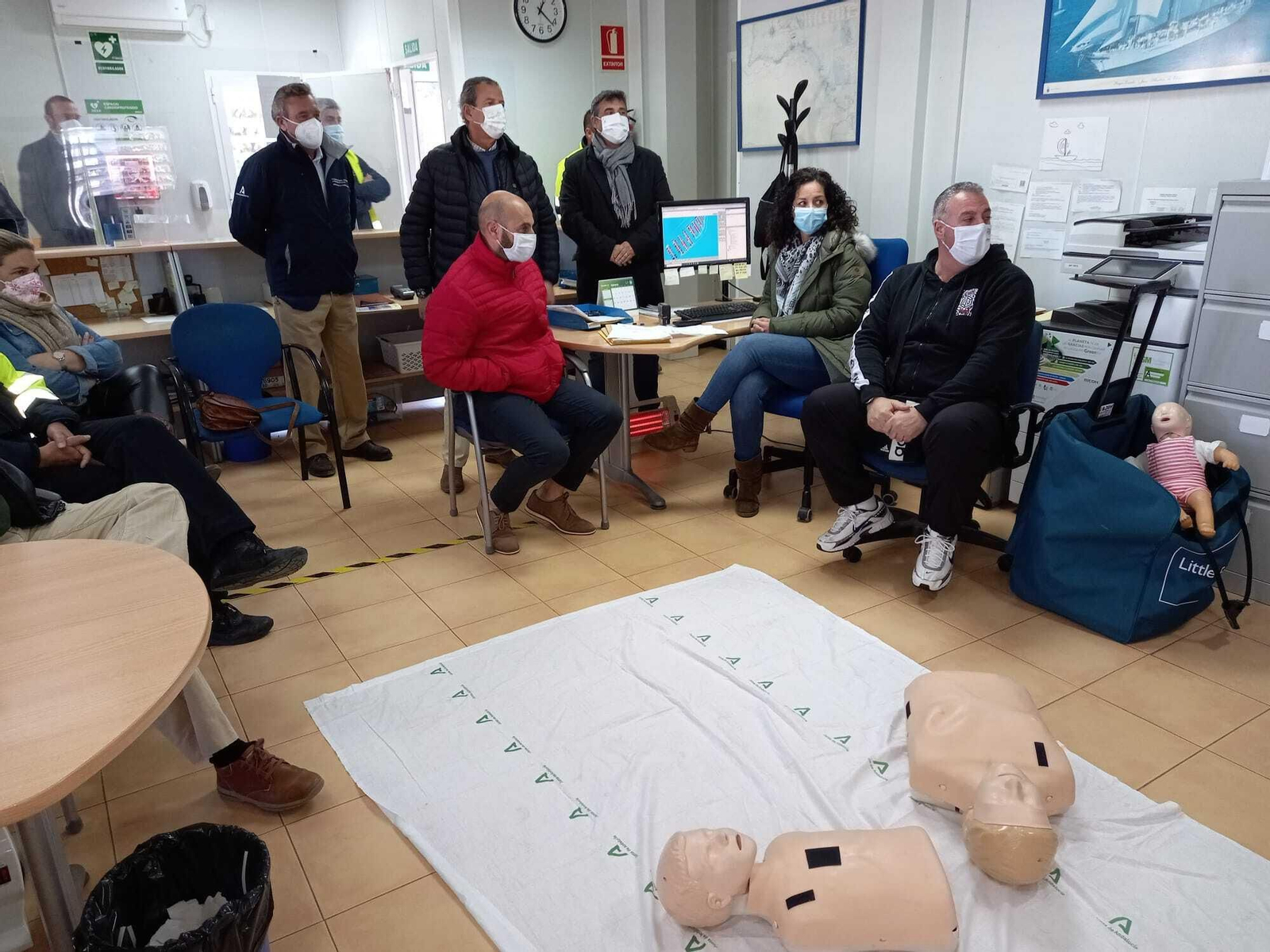 El puerto de Ayamonte se convierte en espacio cardioprotegido