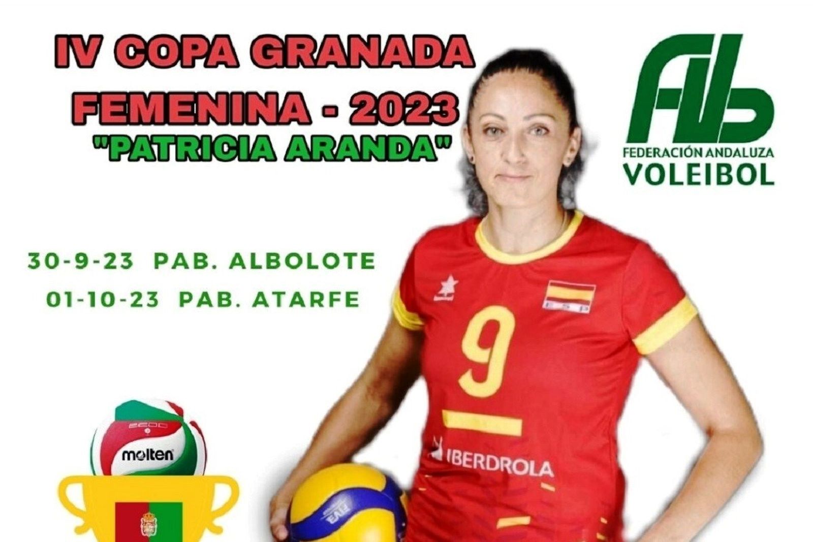 Albolote acogerá la  Copa Granada ‘Patricia Aranda’ de voleibol el próximo fin de semana