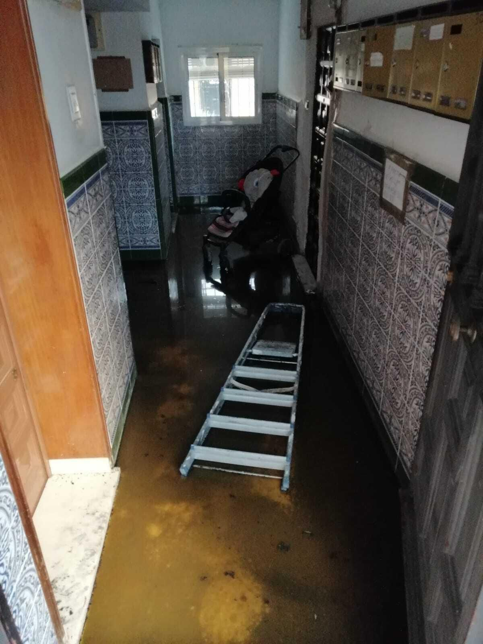 Interior de una de las viviendas afectadas.