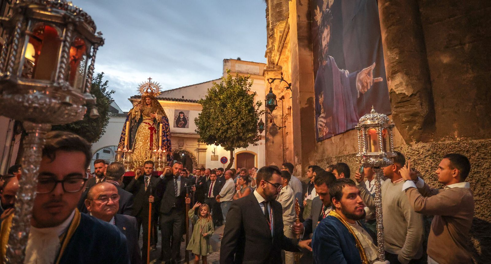 Santa María de la Paz y Concordia, en un reciente traslado.