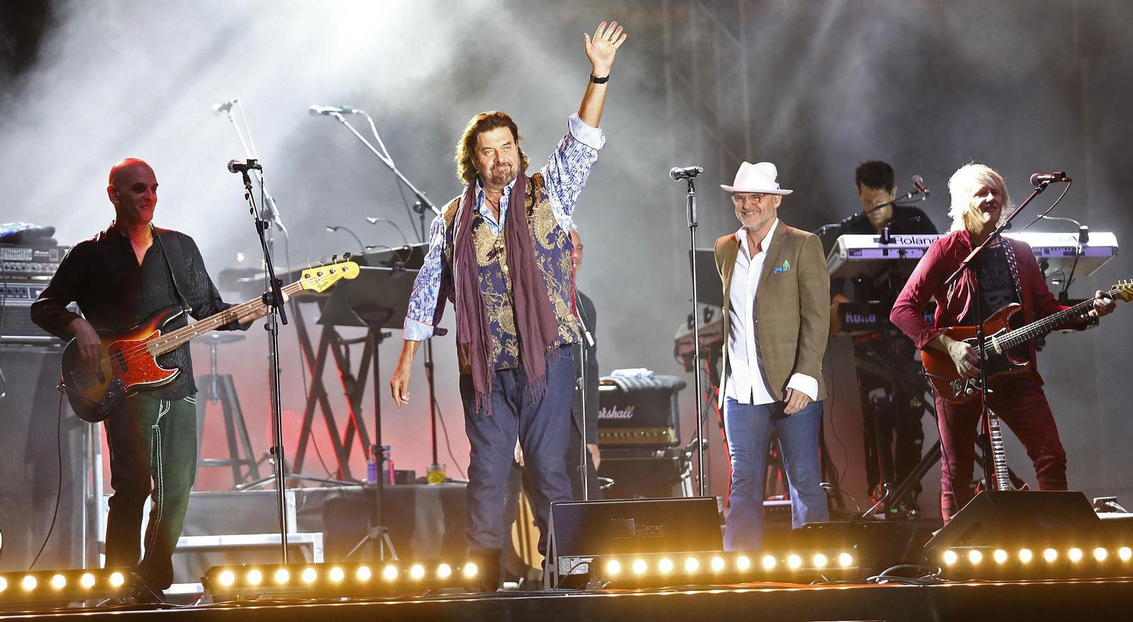 Alan Parsons en una actuación en el Tio Pepe Festival