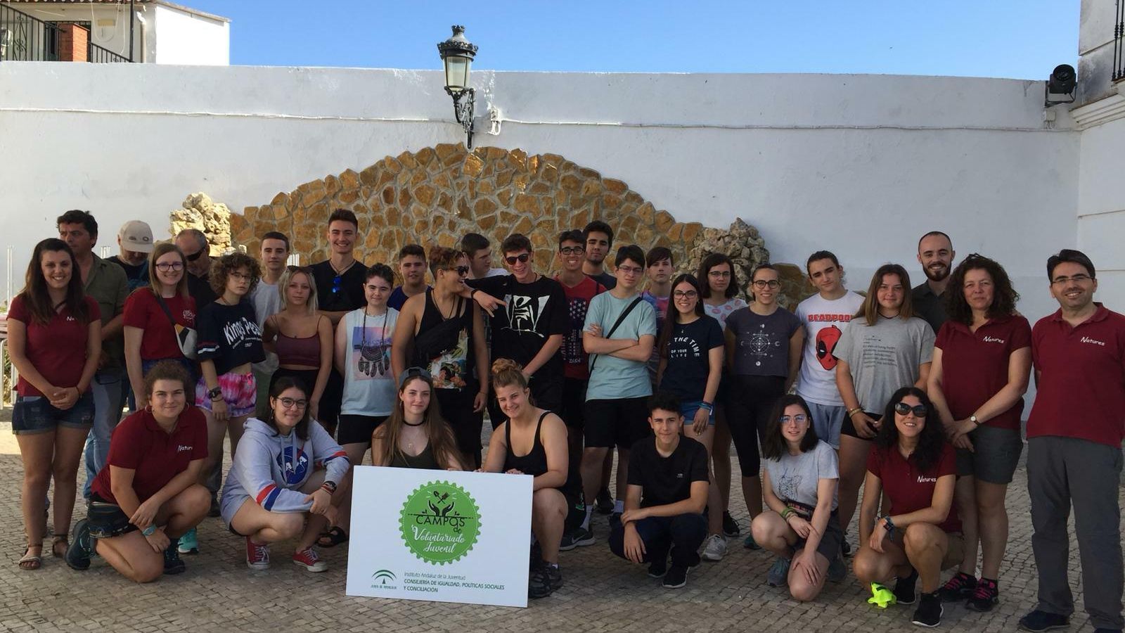 Campo de voluntariado en San Nicolás del Puerto.