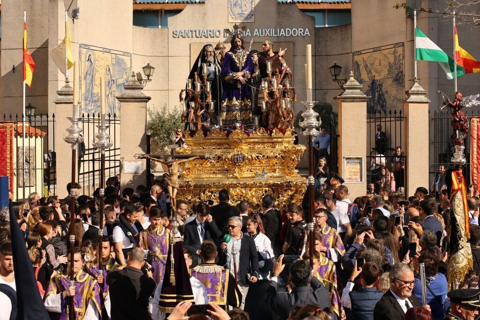 Jesús de la Redención, en su salida de 2022