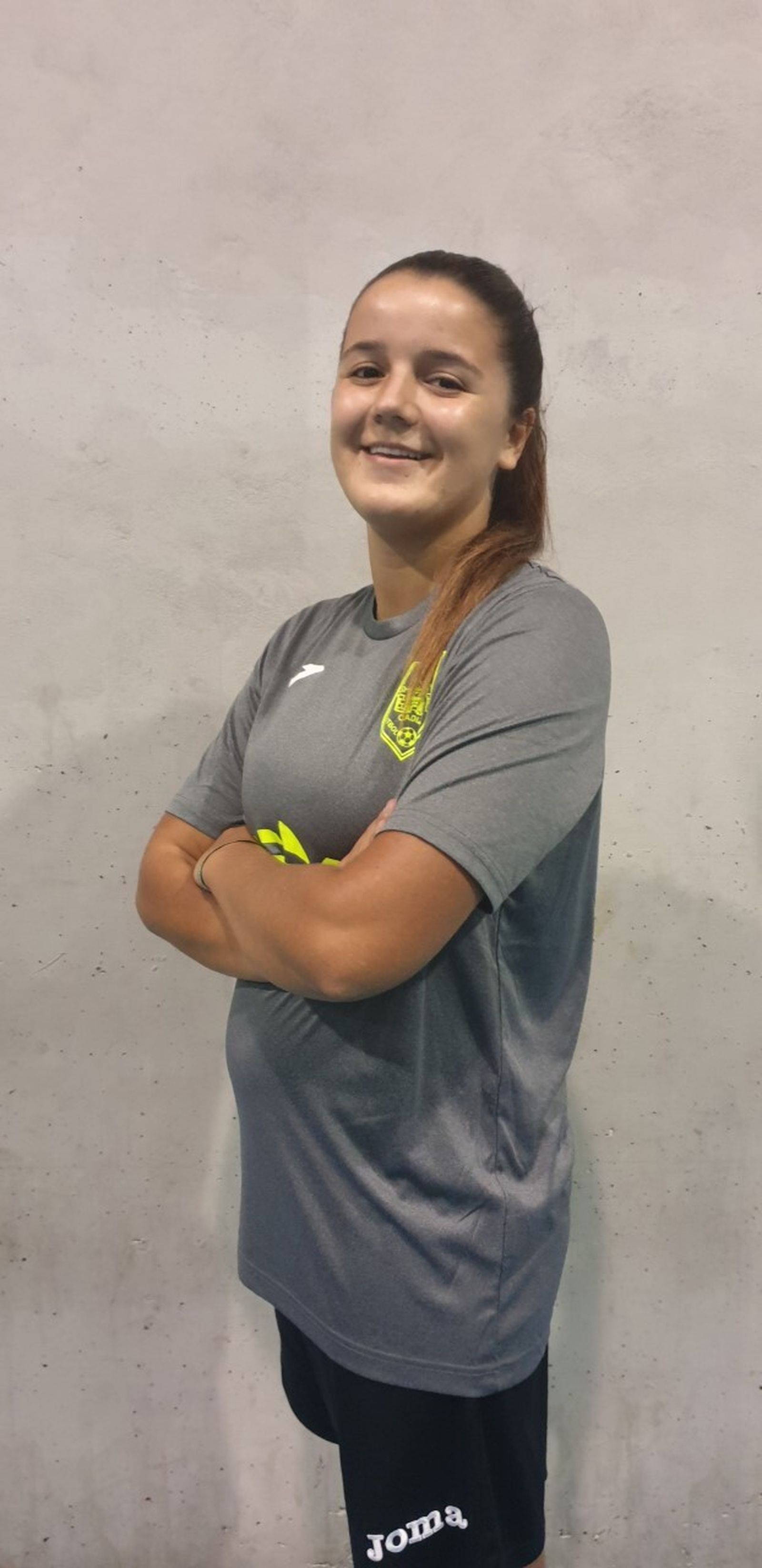 María Pazos, jugadora del Cádiz FSF.