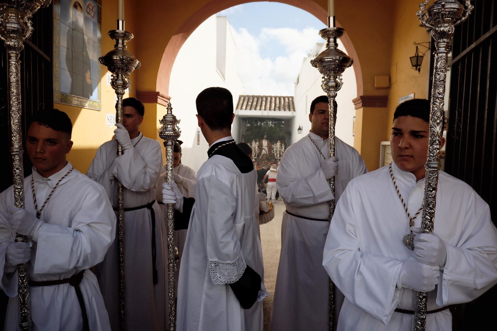 Imágenes de la salida de La oración en El Huerto en la Semana Santa de Chiclana 2025