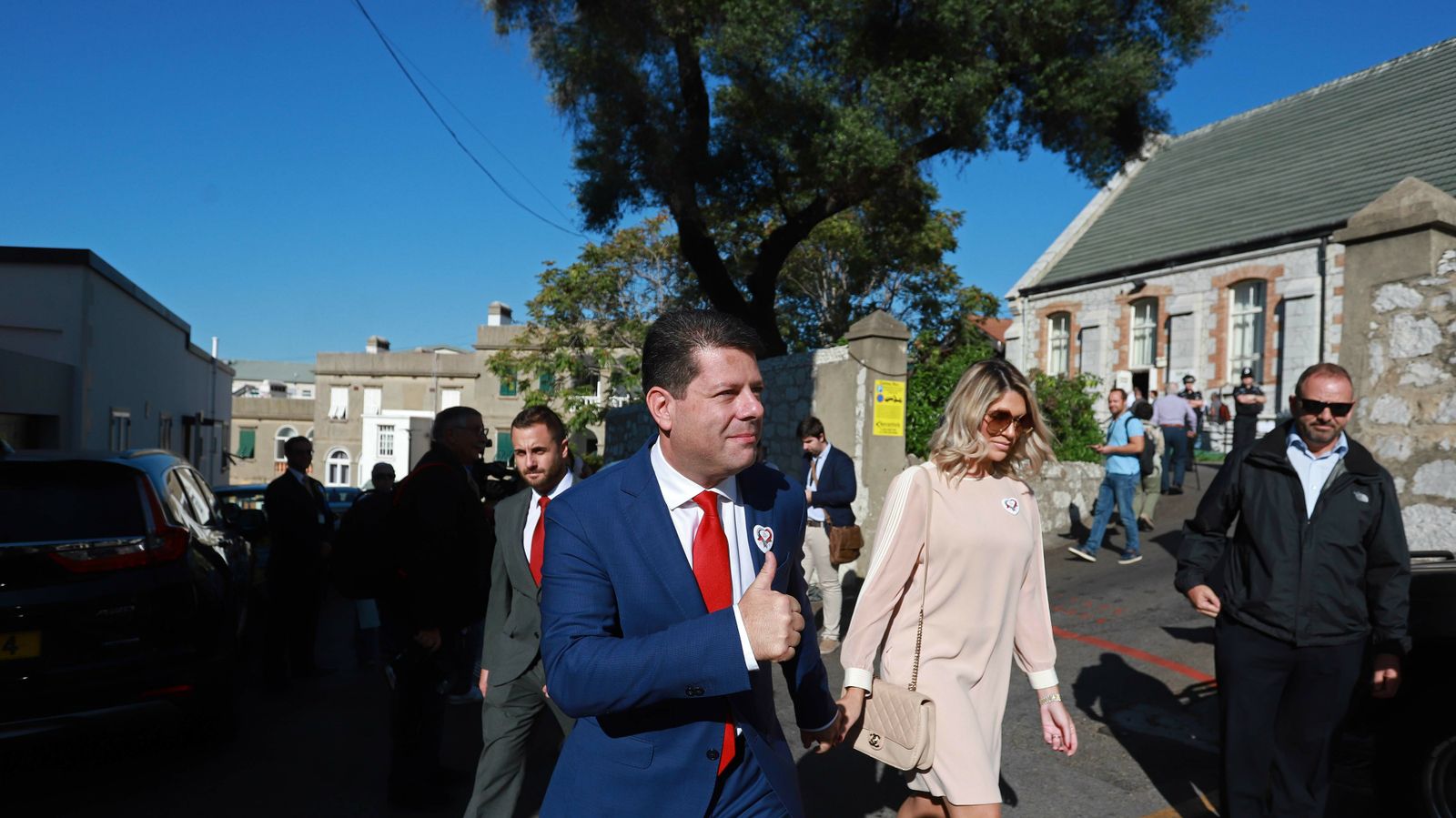 Las mejores fotos de la jornada electoral en Gibraltar