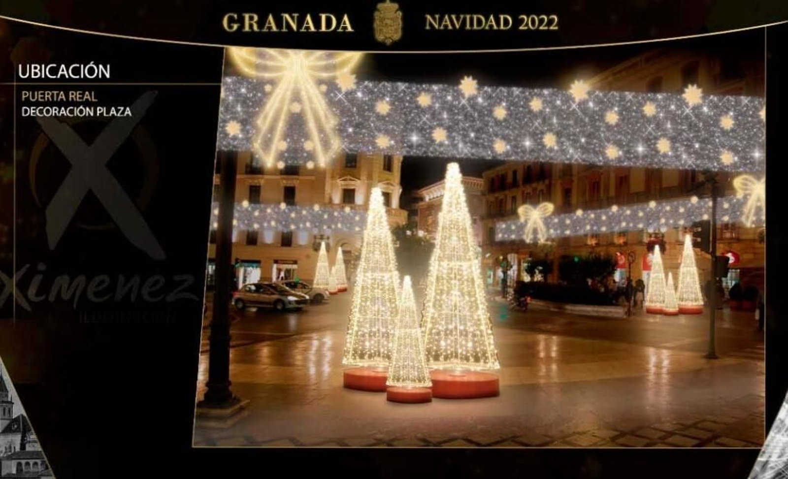 Estas son las luces de Navidad del Centro de Granada, calle por calle