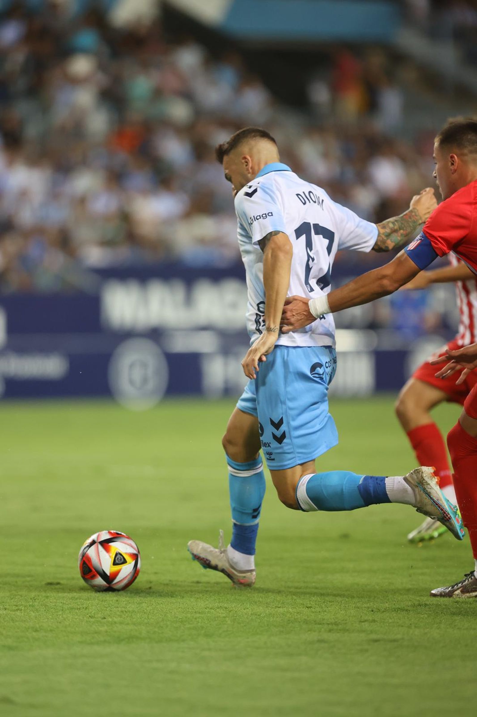 El Málaga CF-Atlético de Madrid B, en fotos