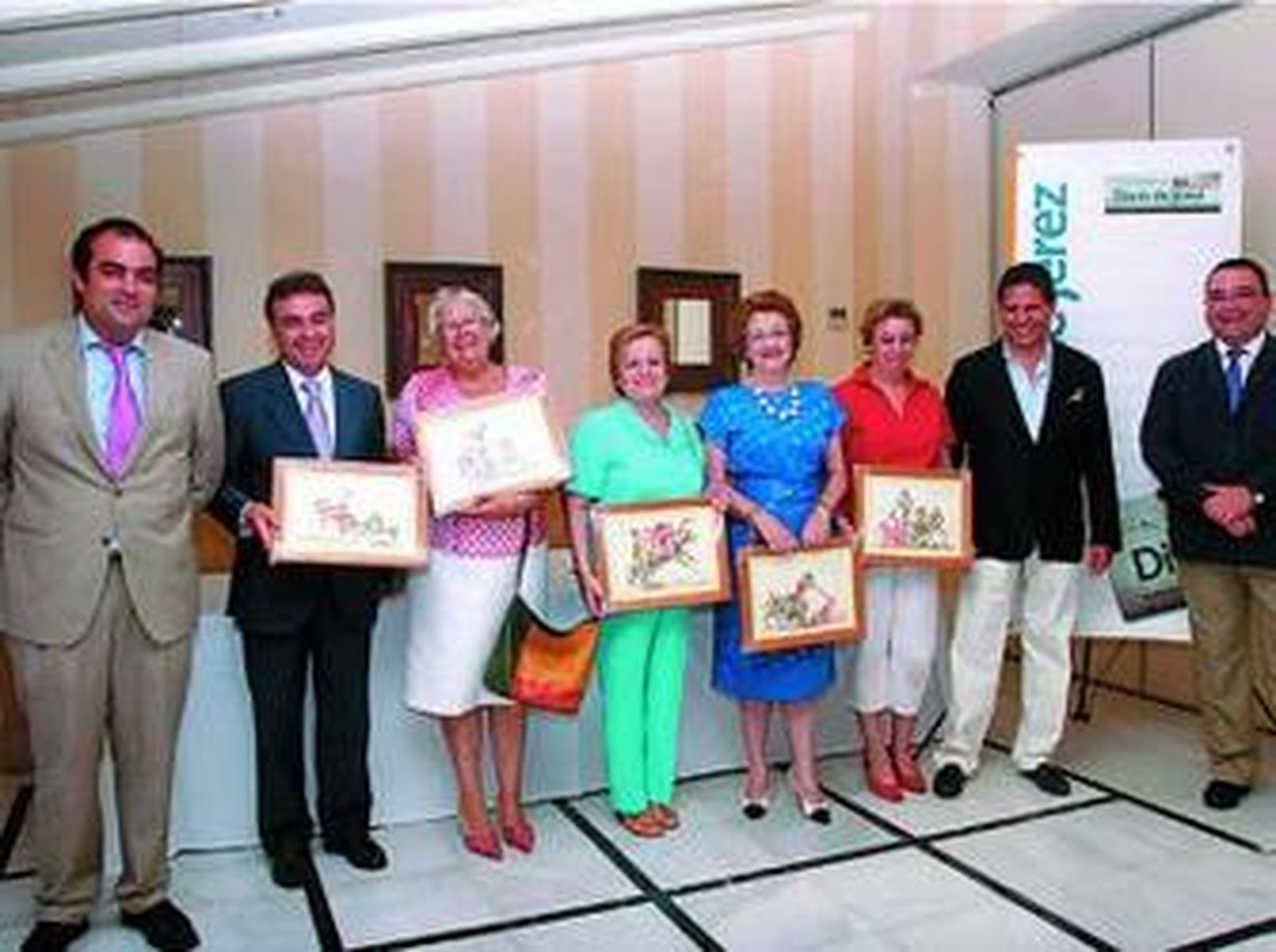 David Fernández, Antonio Real, los premiados, Parra y Orgambides.