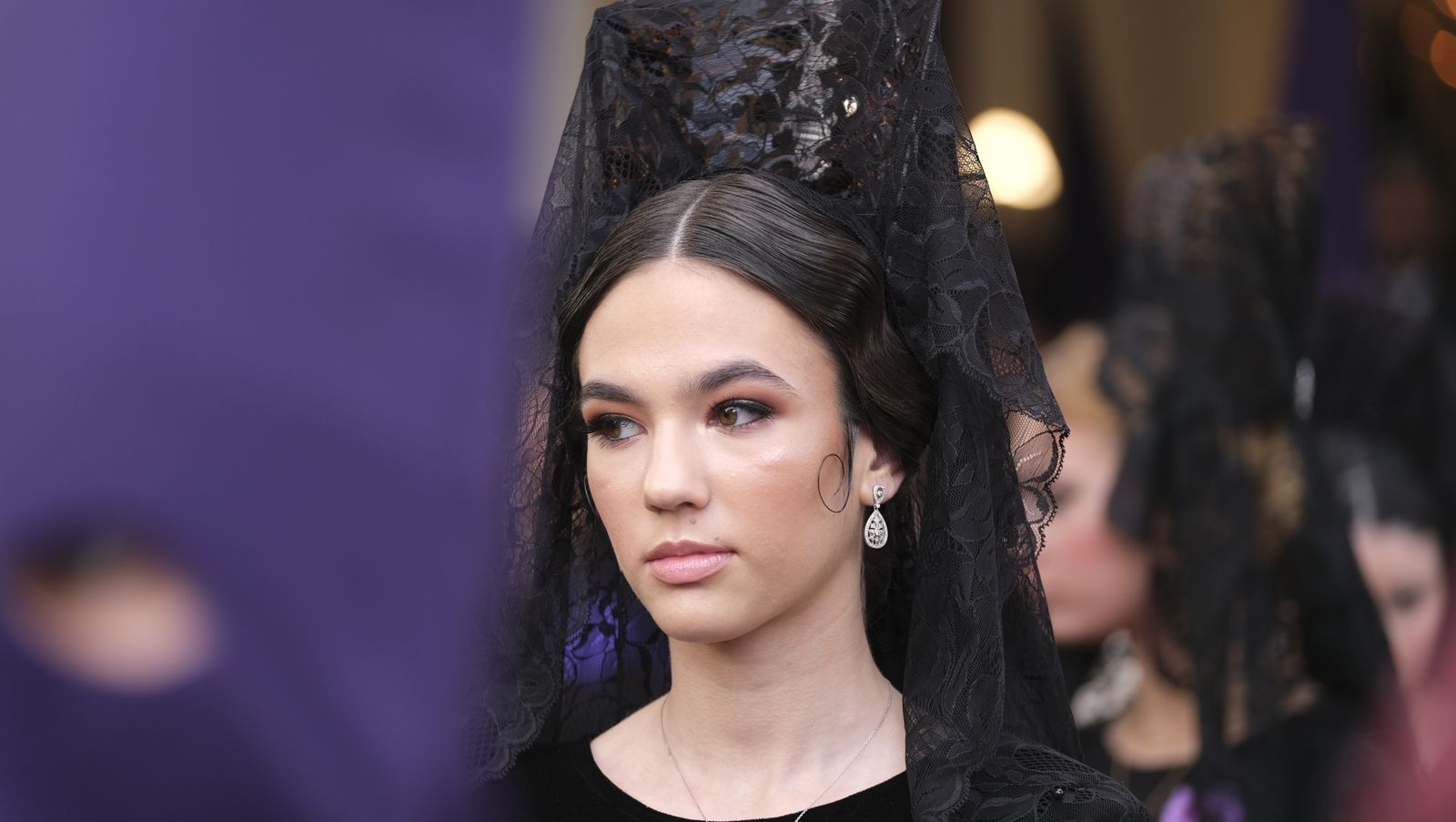 La procesión del Encuentro por las calles de Almería, en imágenes