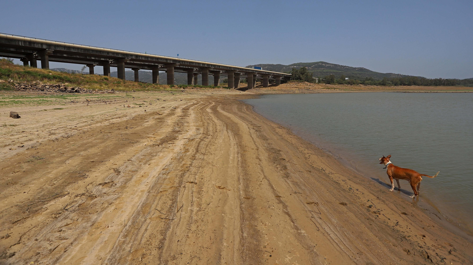 Fotos del embalse de Charco Redondo al 31 % de su capacidad Fotos del embalse de Charco Redondo al 31 % de su capacidad