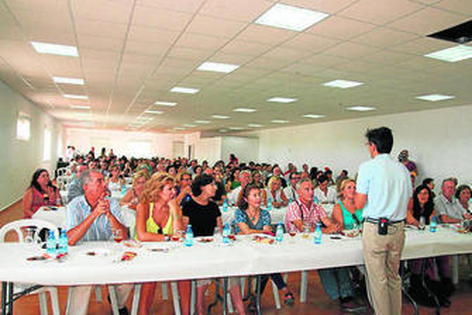 Un momento en una de las catas.