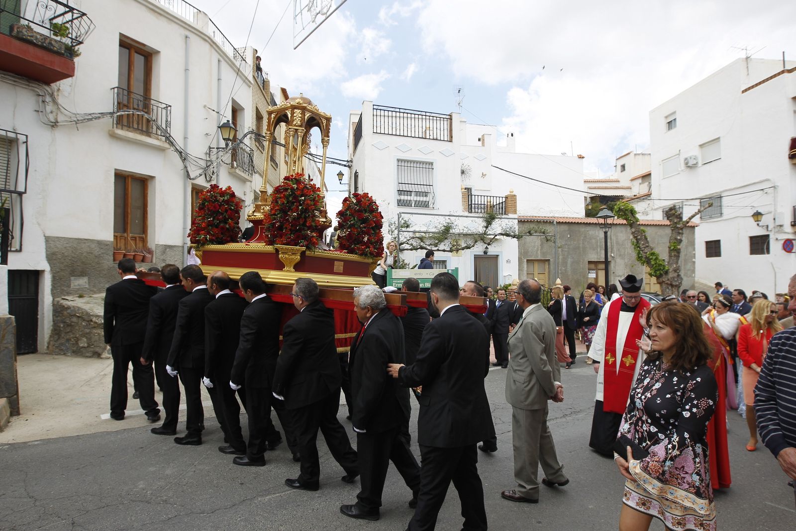 Fotogalería de la Procesión a la Ermita del Cerro de San Blas. Fiestas de Canjáyar.