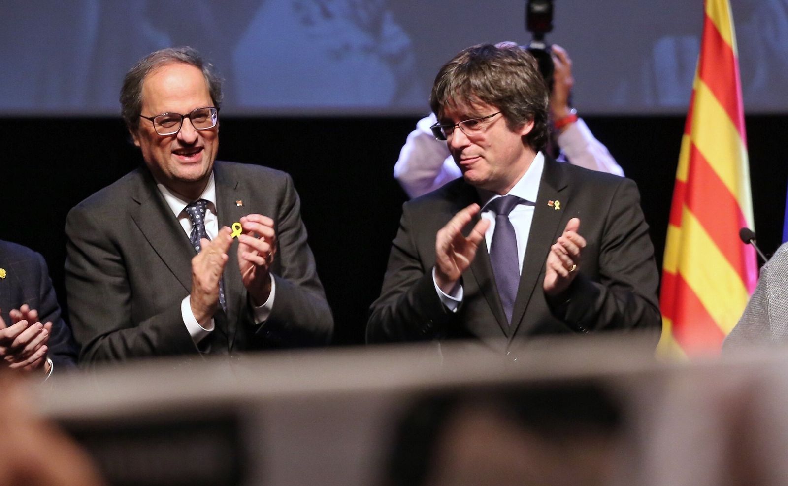 Quim Torra y Carles Puigdemont.