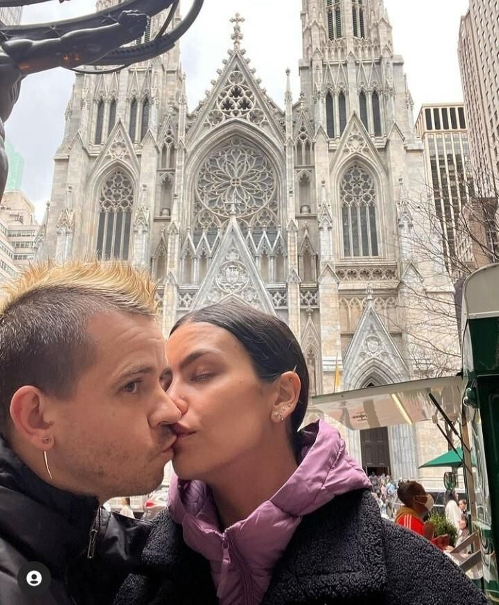 Cristina Pedroche y su marido el chef David Muñoz en Nueva York