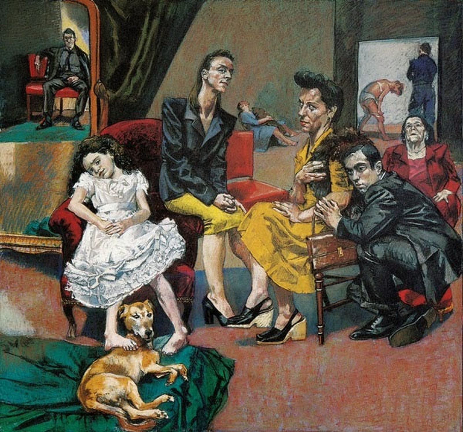 La pintura de Paula Rego titulada 'El contrato matrimonial'.
