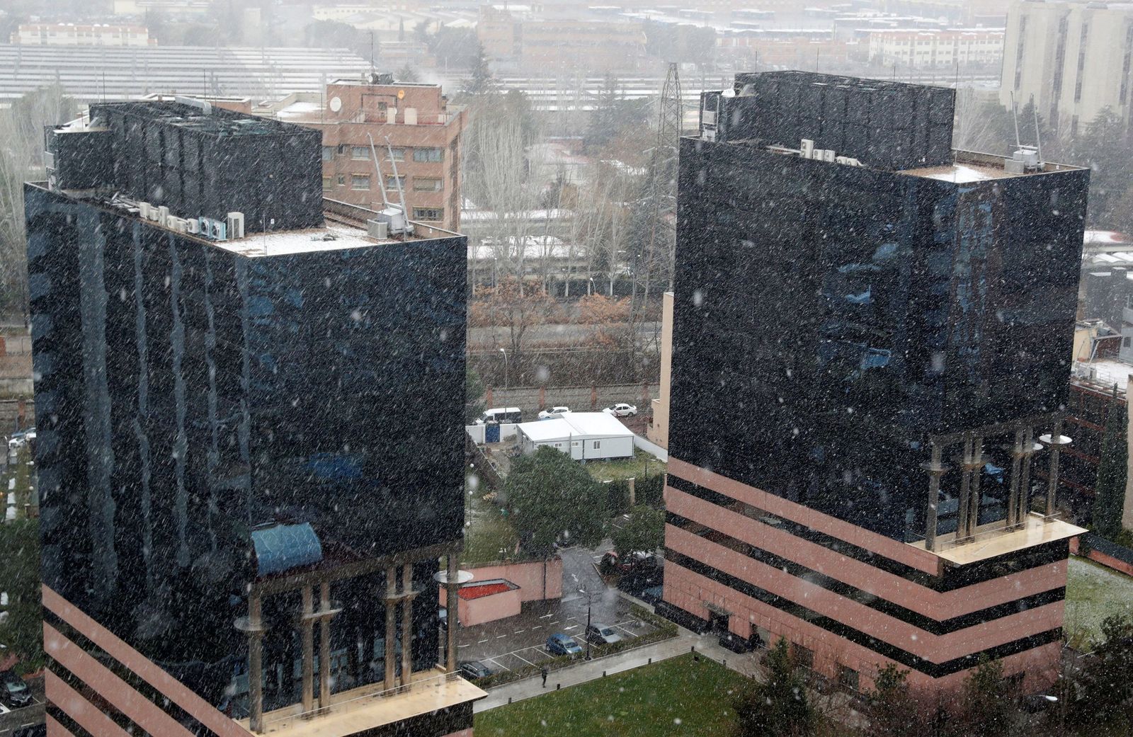 La nieve ha llegado a Madrid