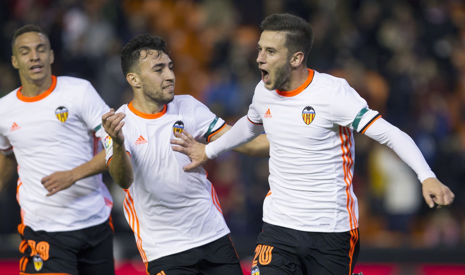 El Valencia-Málaga, en imágenes