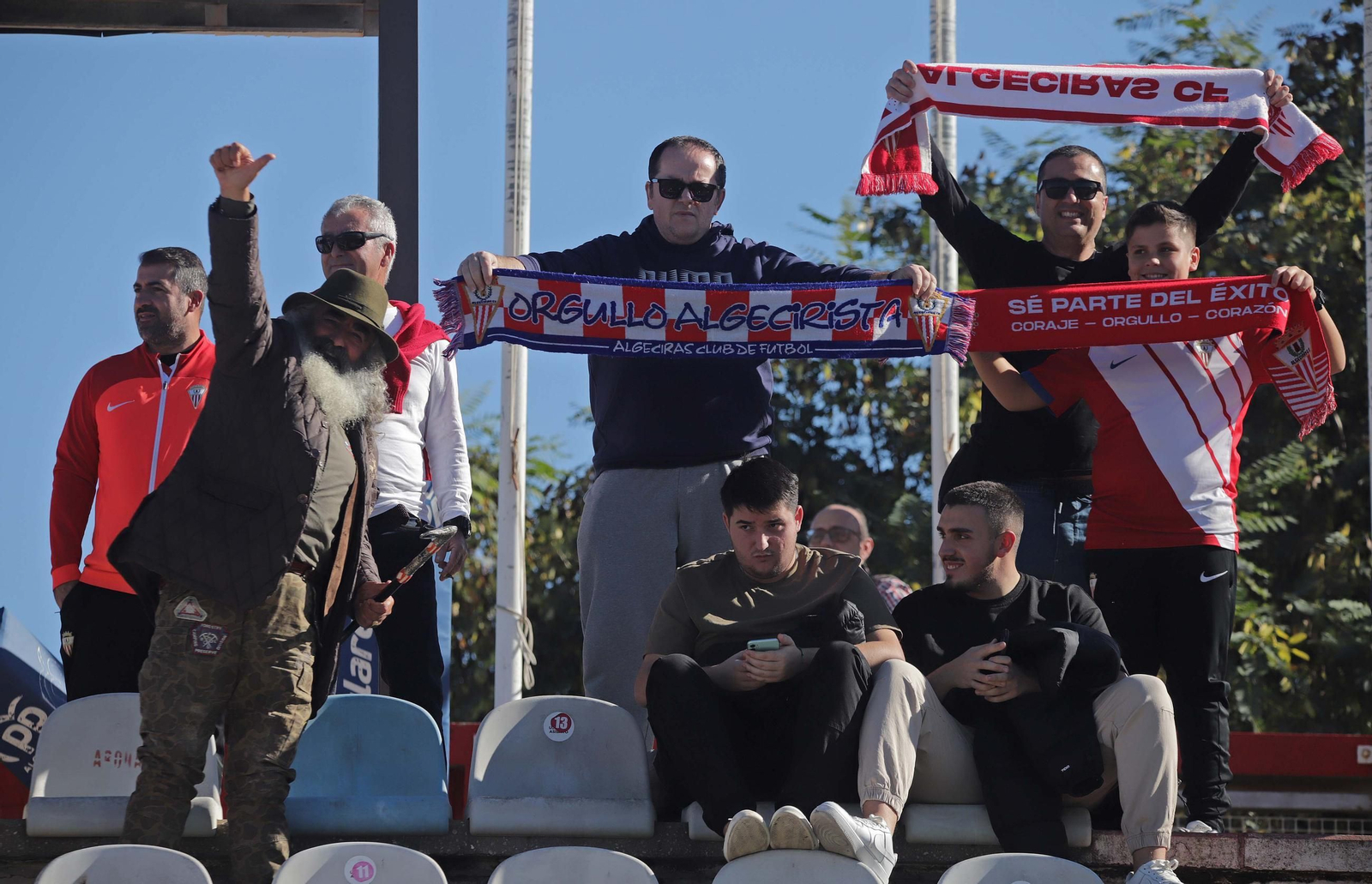 Búscate en el Nuevo Mirador durante el Algeciras - Atlético Madreliño de Primera Federación