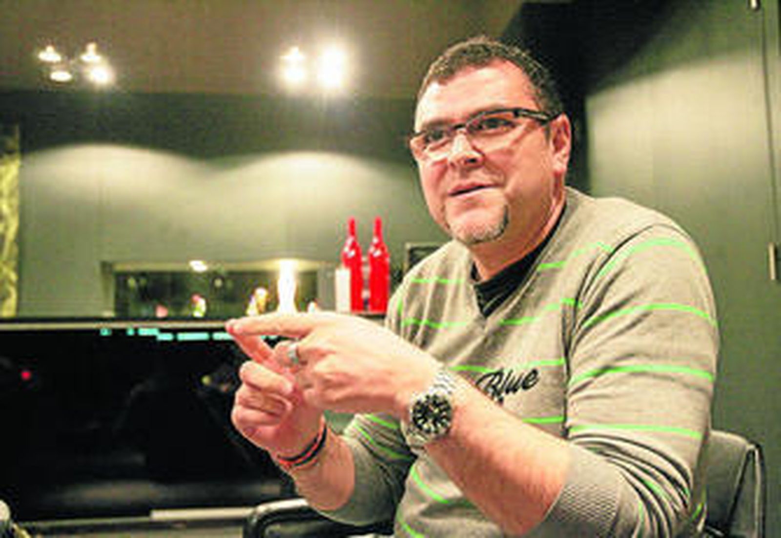 Pepe Cabello, durante una entrevista.