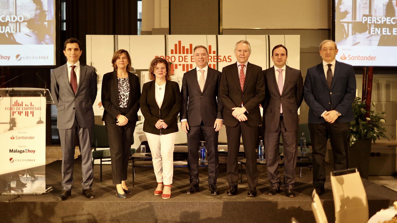Gerardo Puerta, Beatriz Tejero, Begoña Martínez, Manuel de la Curz, José Joly, Jordi Guasch y Antonio Méndez.