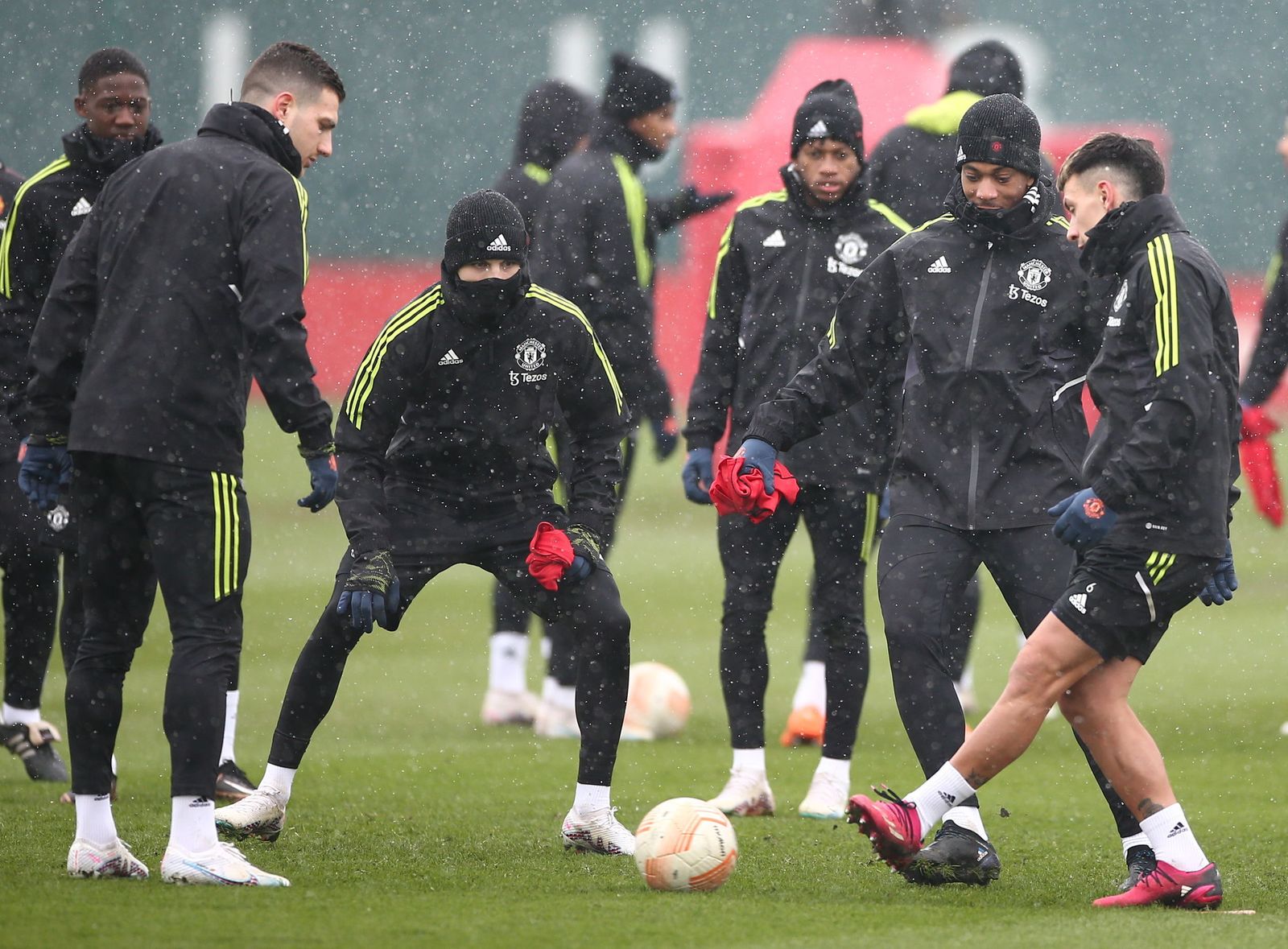 Las fotos previas del Manchester United - Betis