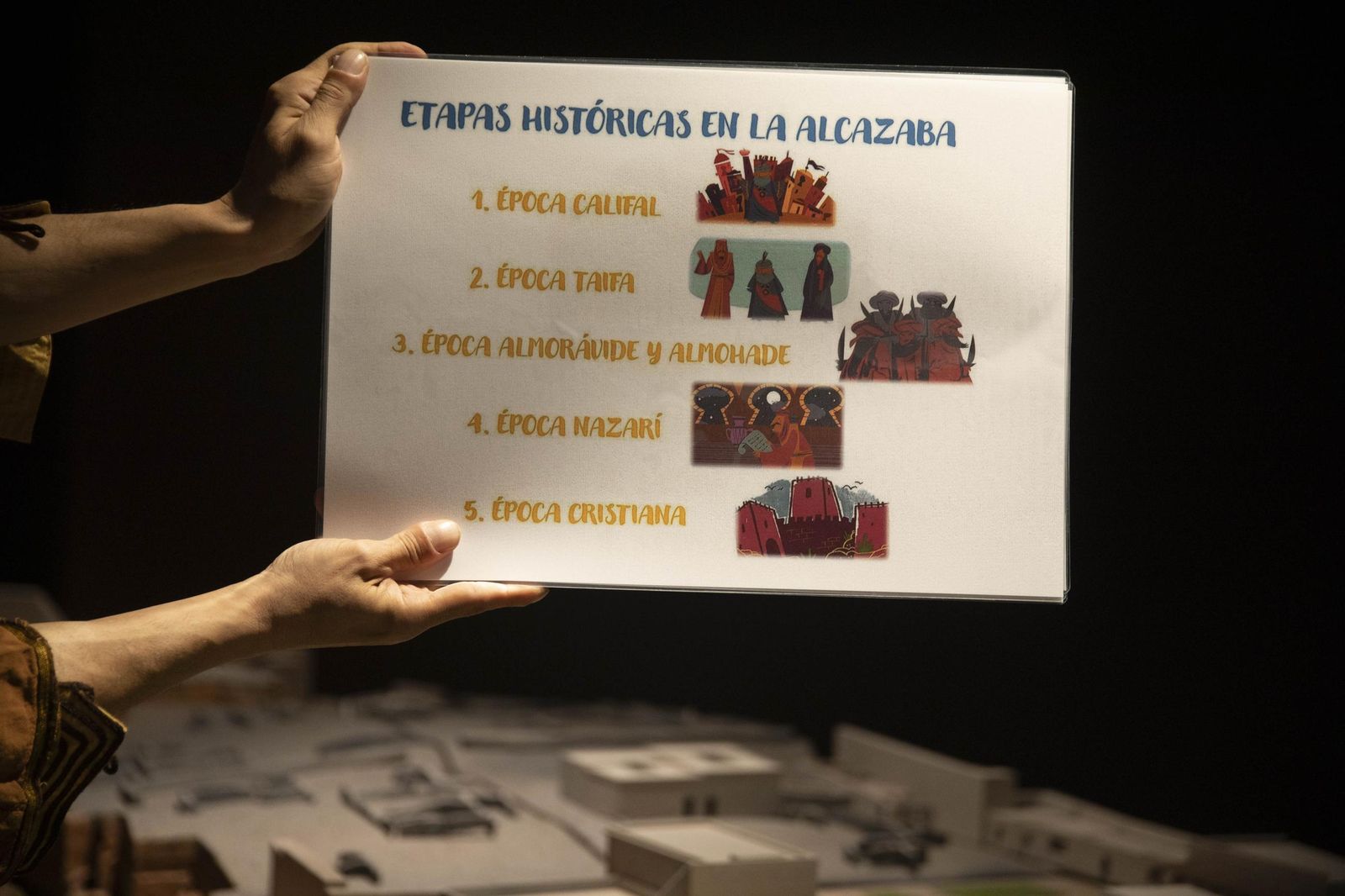 Presentación de la maqueta de la Alcazaba de Almería, en imágenes