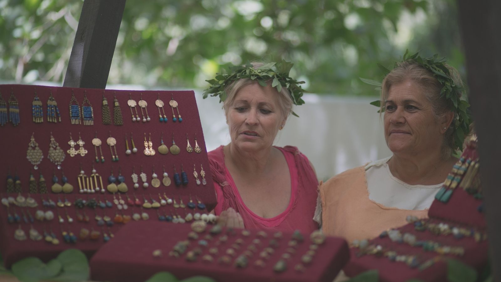 Recreación del cardo romano.