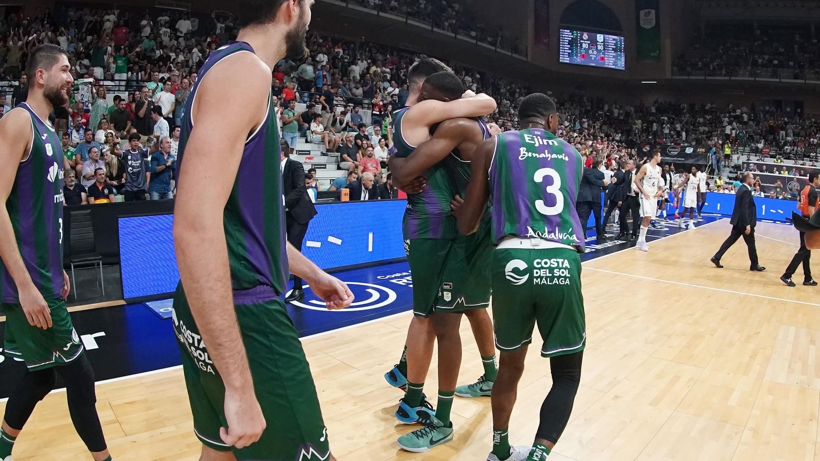 El Real Madrid - Unicaja, final de la Supercopa, en fotos
