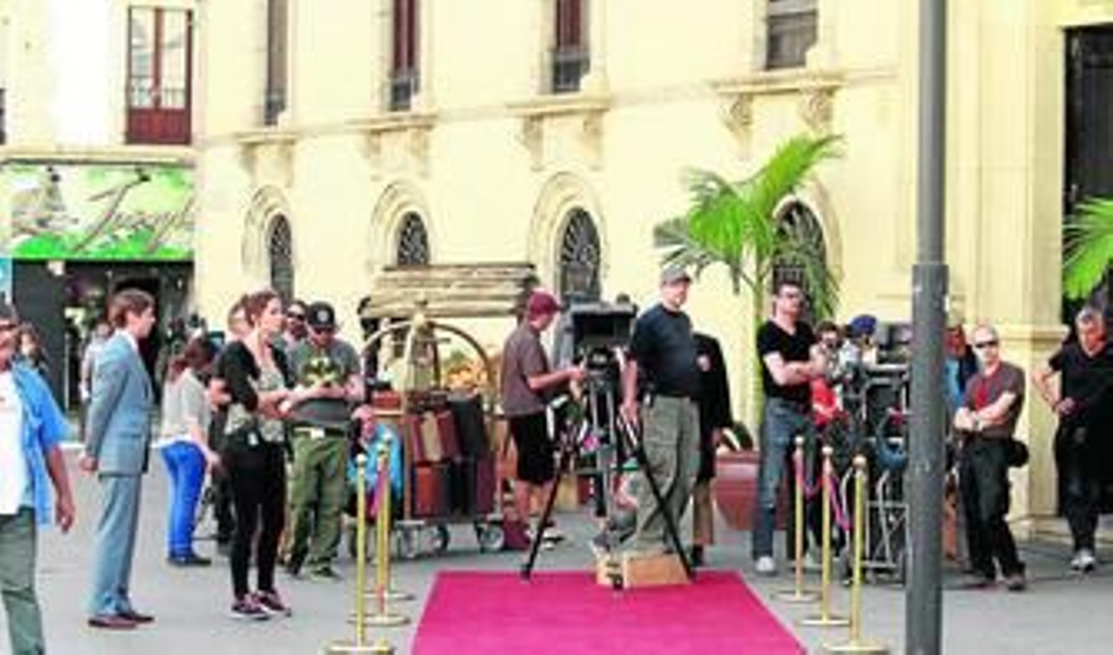 Stephan Wagner inició ayer el rodaje de la película 'Der General' en Almería
