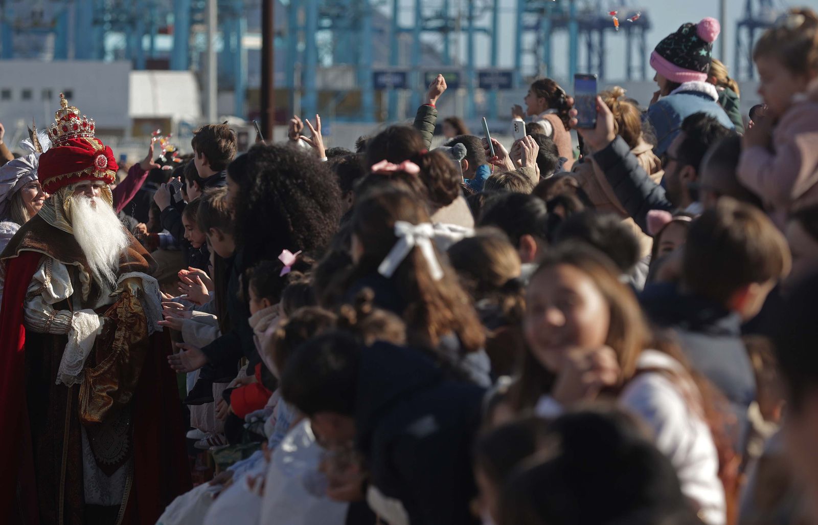 Fotos del arrastre de latas en Algeciras