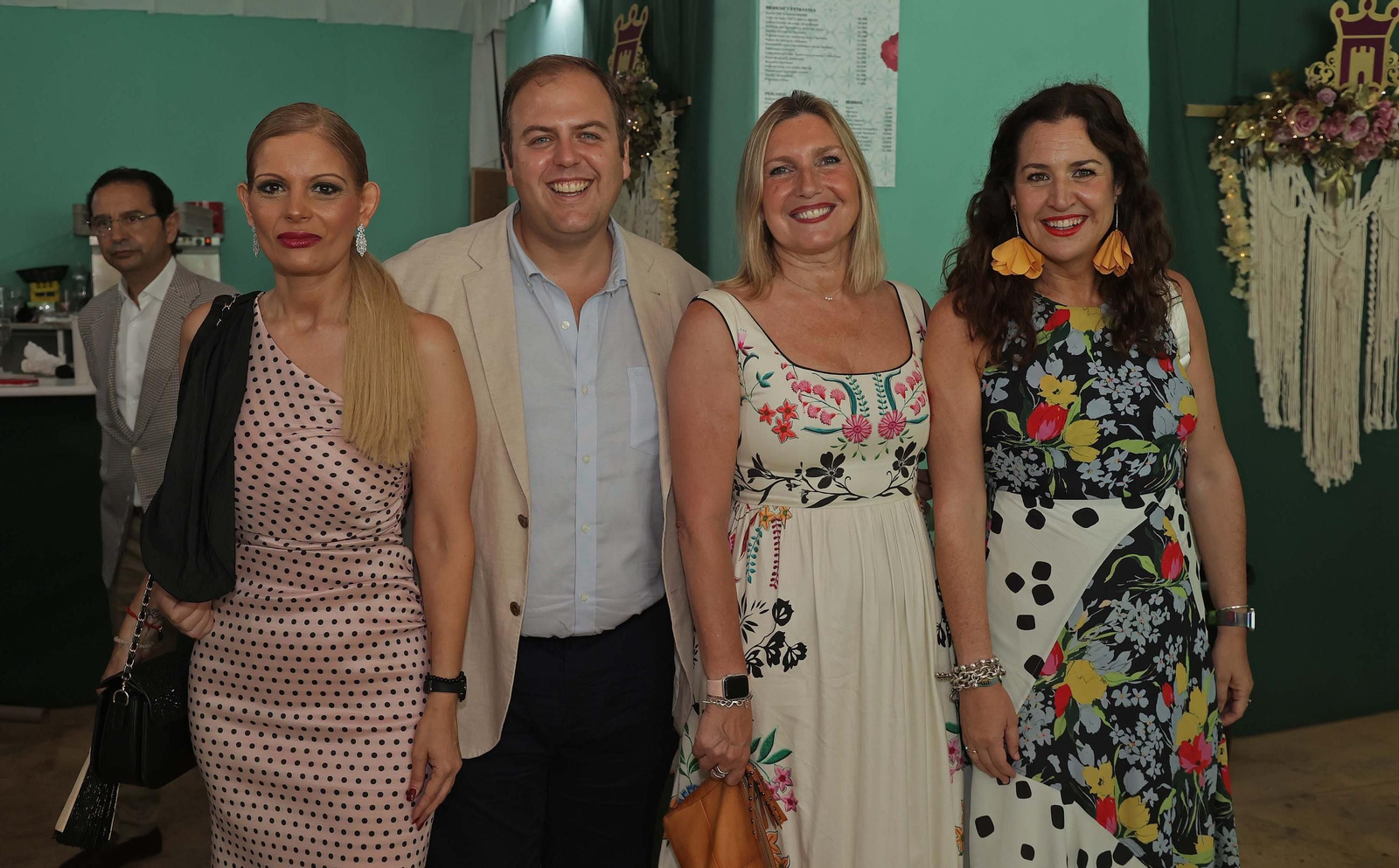 Fotos de la copa de autoridades en la caseta municipal de la Feria Real de Algeciras 2025