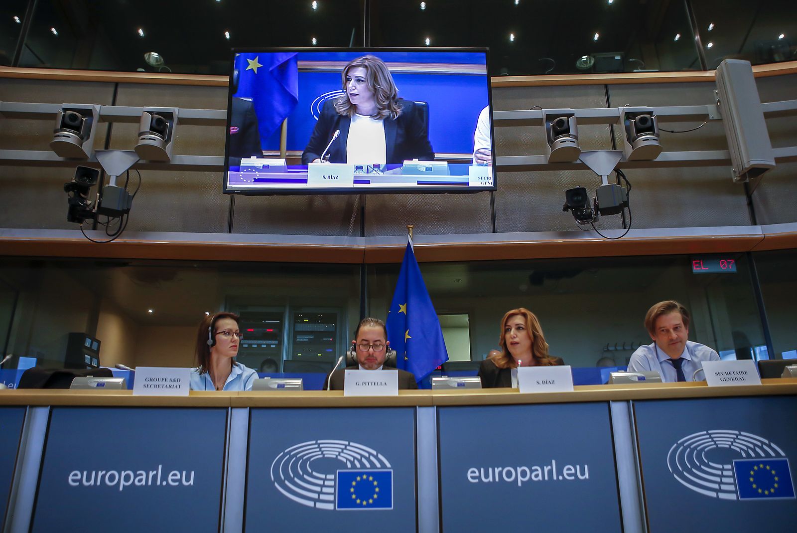 Susana Díaz en Bruselas