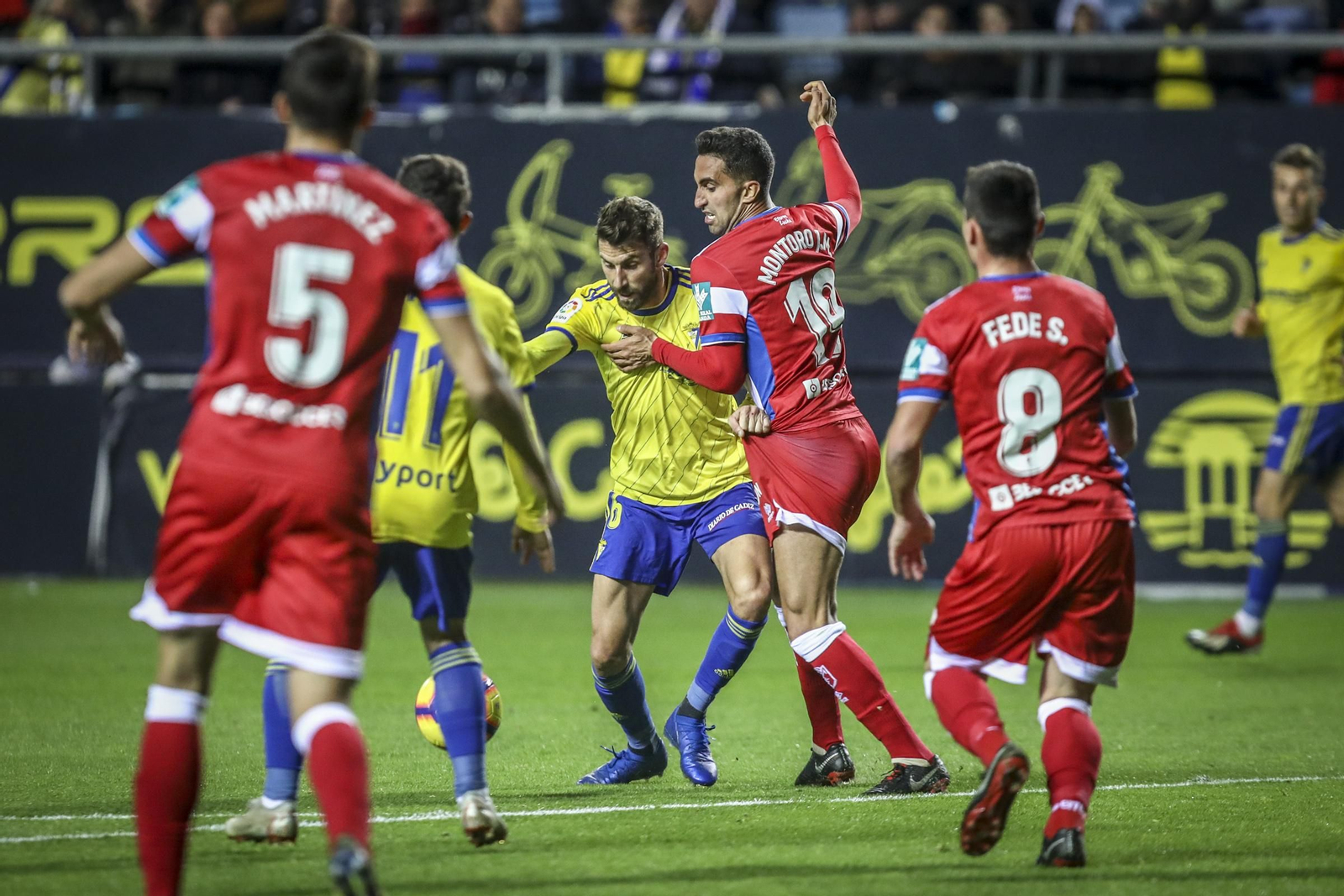 José Mari, en el partido de la pasada temporada en casa ante el Granada, equipo que quedó campeón de invierno y subió como segundo clasificado.
