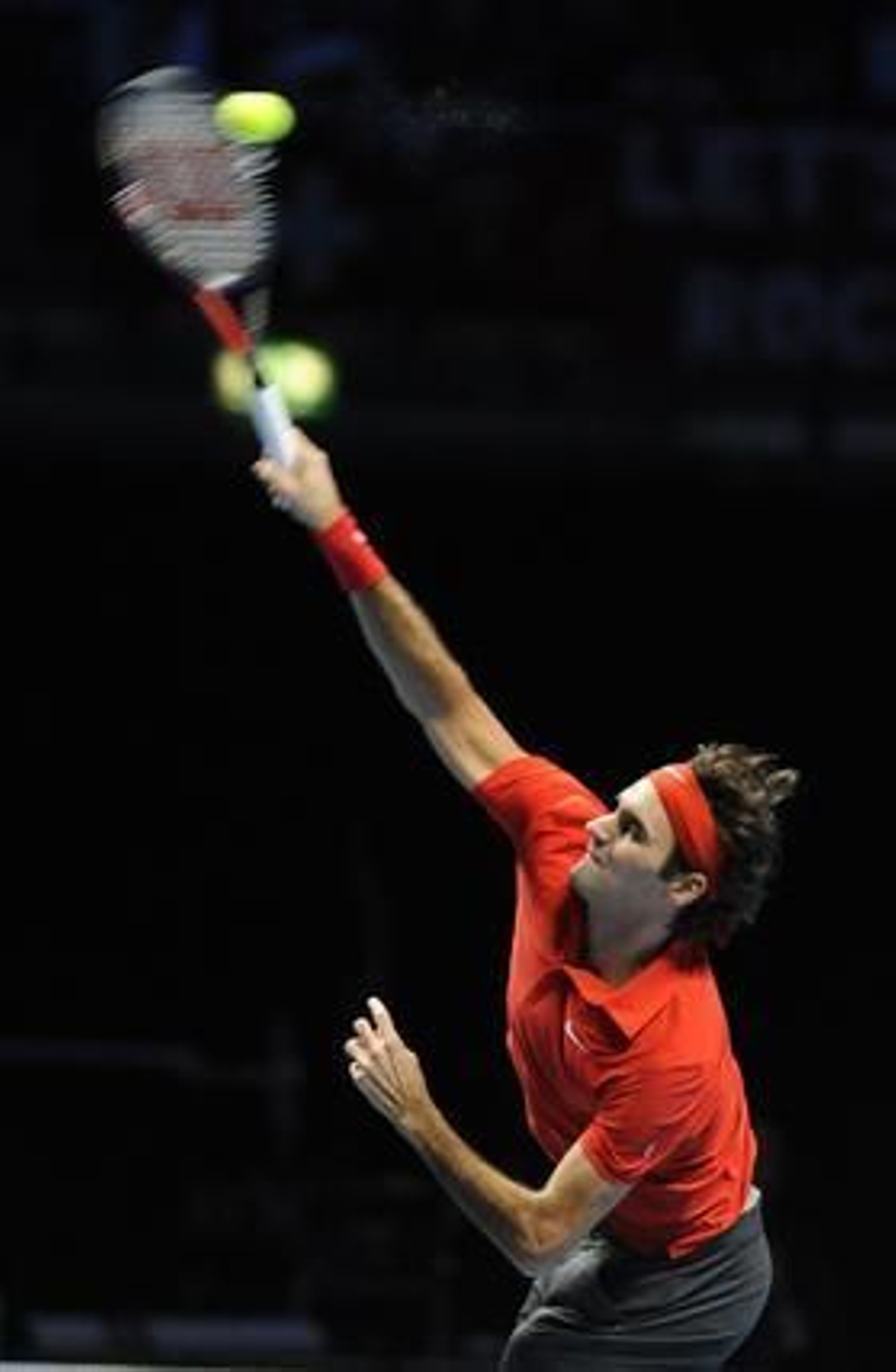 Federer durante el partido

Foto: REUTERS/AFP