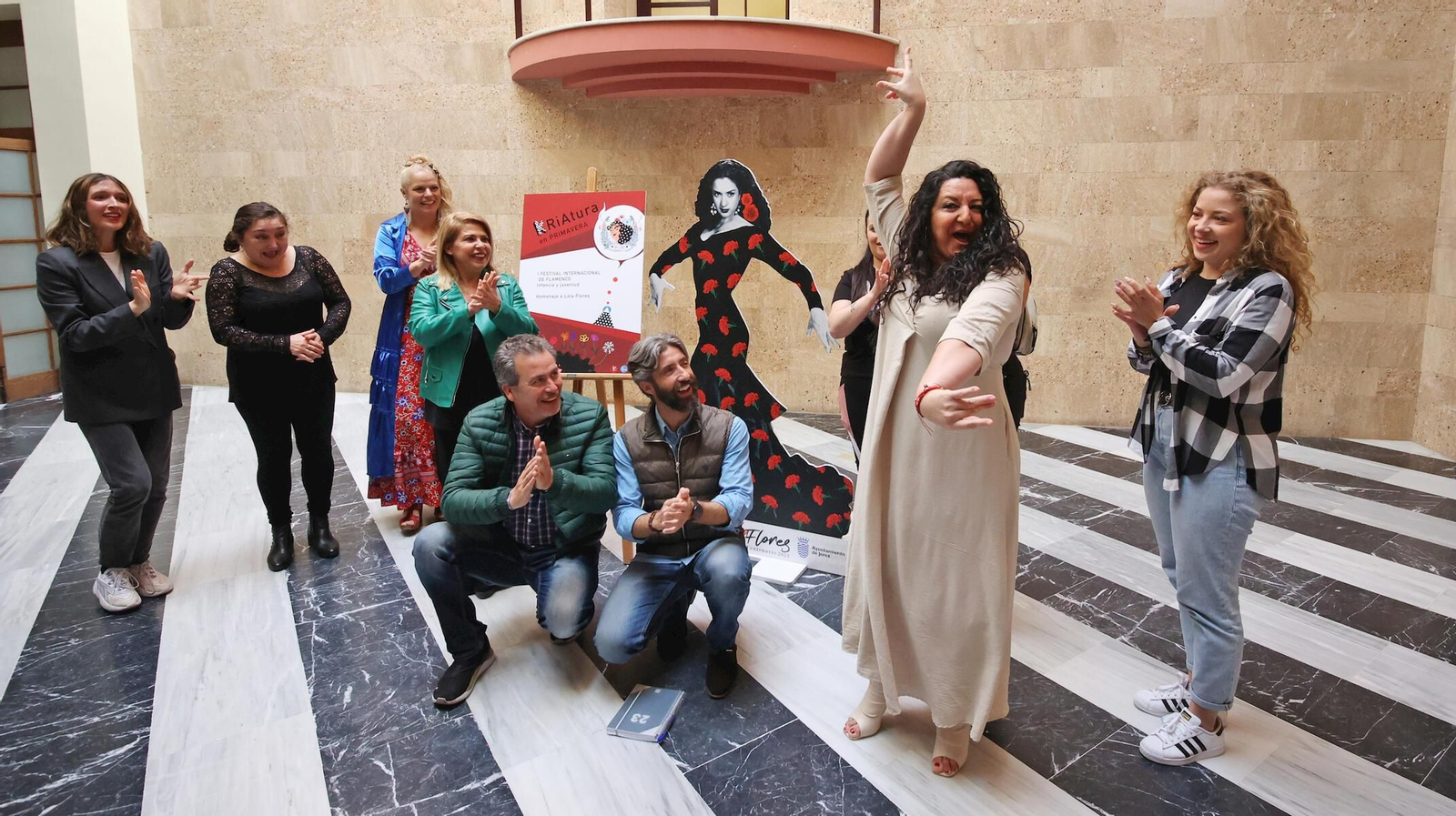 Presentación del Festival Kriatura, dedicado a Lola Flores, en el Ayuntamiento.