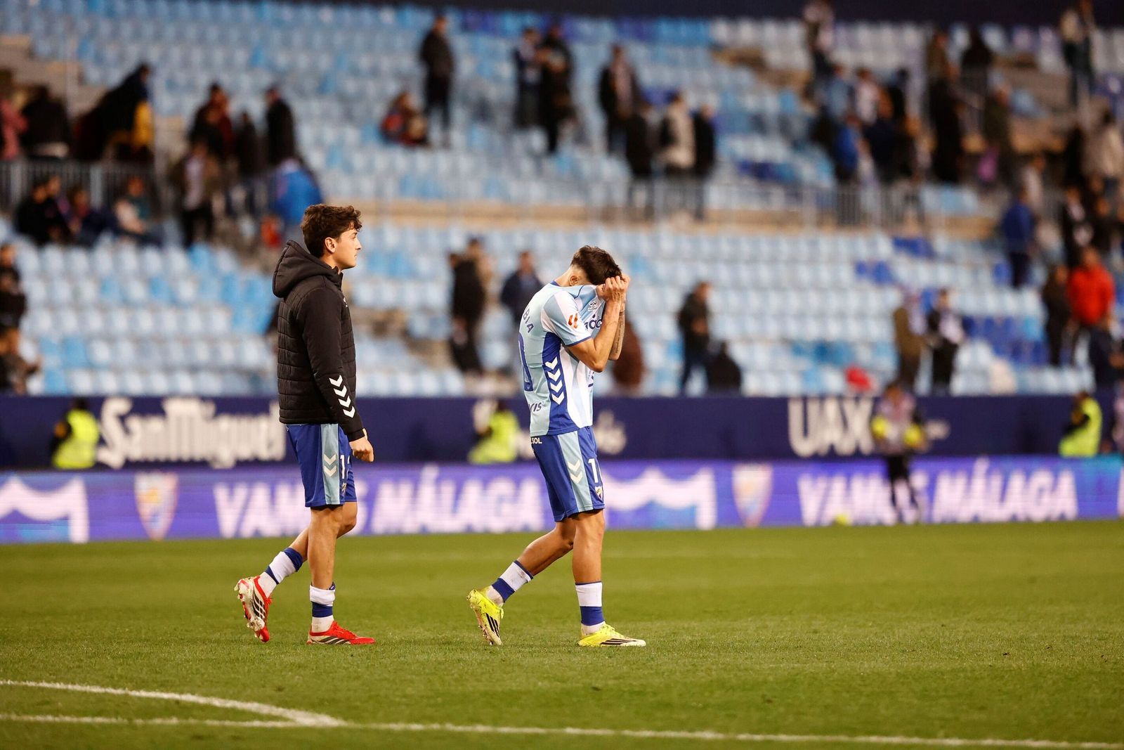 Larrubia se lamenta.