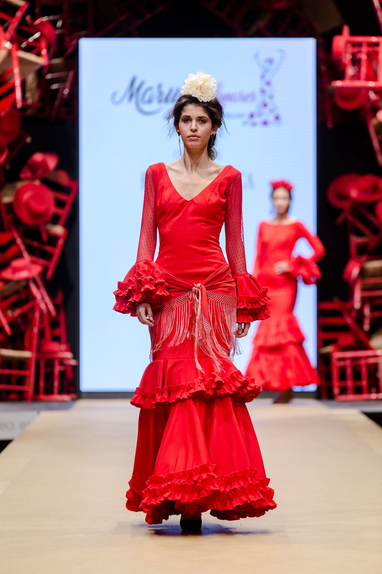 Pasarela Flamenca Jerez 2019: Maruja Lunares, el desfile en imágenes