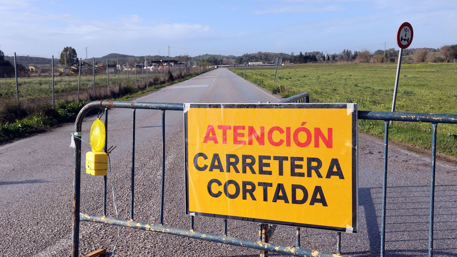 Así afronta la zona rural de Jerez la subida del río Guadalete