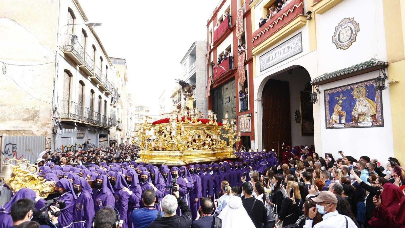 La salida de Nuestro Padre Jesús de la Columna.