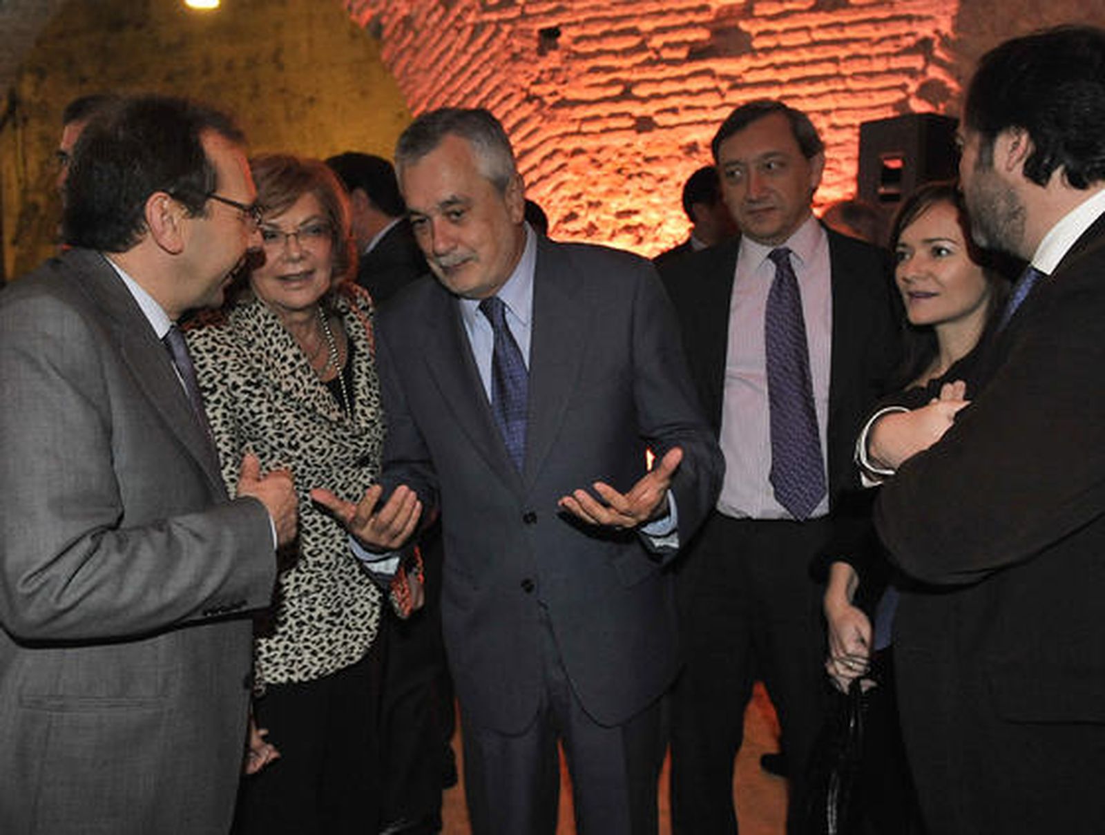 José Antonio Carrizosa, Amparo Rubiales, José Antonio Griñán, Antonio Méndez, Magdalena Trillo y Alberto Grimaldi. / Juan Carlos Vázquez