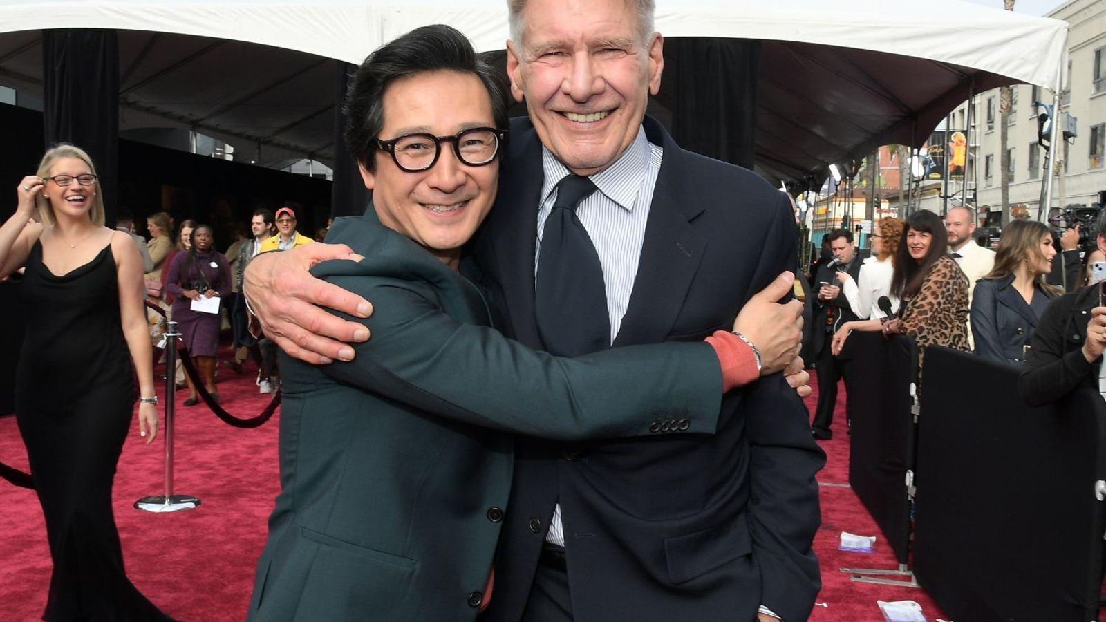 Indiana Jones y El Dial del Destino | Ke Huy Quan y Harrison Ford, en el estreno en Los Ángeles. Indiana Jones y El Dial del Destino | Ke Huy Quan y Harrison Ford, en el estreno en Los Ángeles.