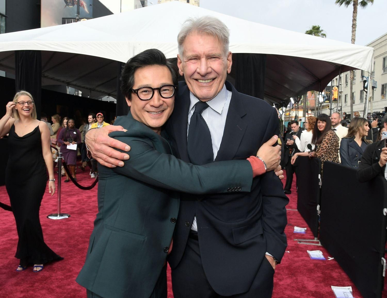 Indiana Jones y El Dial del Destino | Ke Huy Quan y Harrison Ford, en el estreno en Los Ángeles.