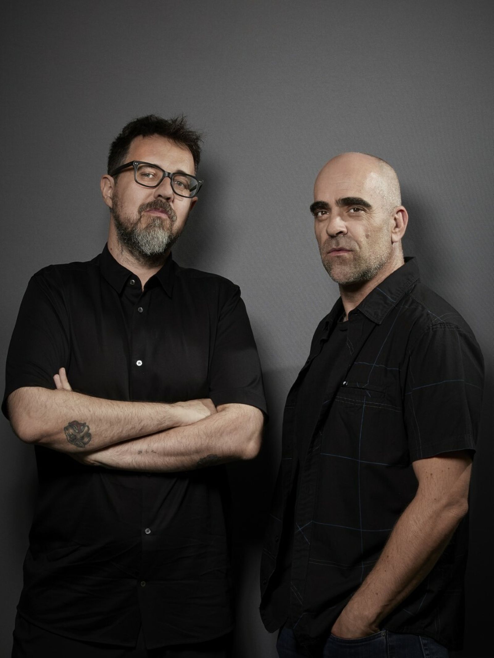 Paco Plaza, junto a Luis Tosar.